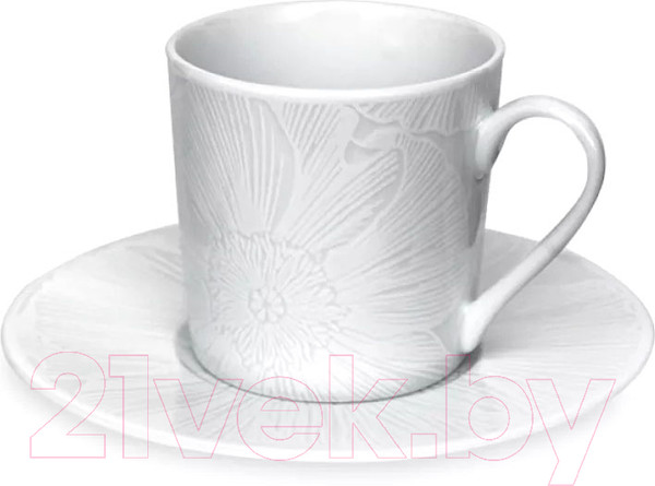 Изображение товара Чашка с блюдцем Taitu White Nature 13-3-91