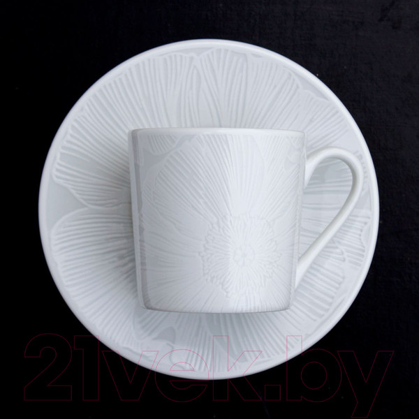 Изображение товара Чашка с блюдцем Taitu White Nature 13-3-91