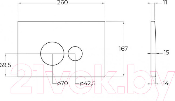 Изображение товара Инсталляция для унитаза BelBagno BB026/BB081CR