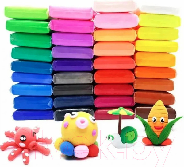 Изображение товара Пластилин легкий Kiki Воздушный / PL014 (36 цветов)