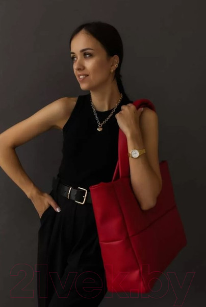 Изображение товара Сумка MT.Style Тоут из экокожи (красный)