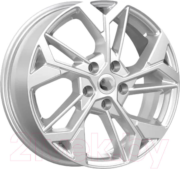 Изображение товара Литой диск K&K Реплика (КС1062) 17x6.5" 5x114.3мм DIA 54.1мм ЕТ 50мм Сильвер