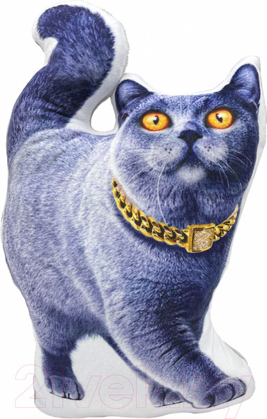 Изображение товара Подушка декоративная Malvina Кот Британец / 9.399.1