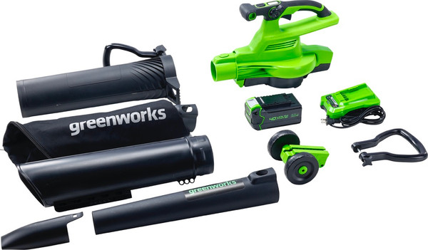 Изображение товара Воздуходувка аккумуляторная Greenworks GD40BVII 40В / 2406907