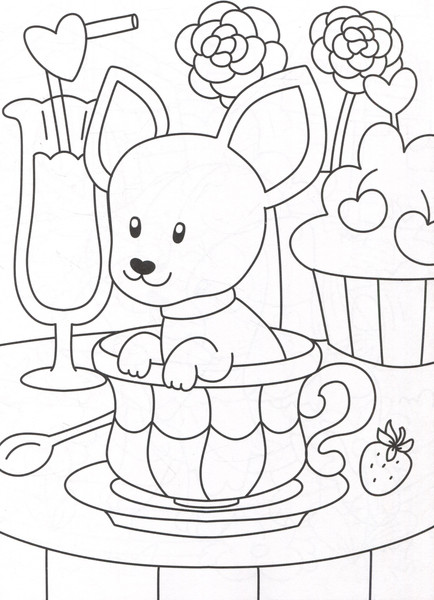 Изображение товара Раскраска Проф-Пресс Разукрашка. Кошечки и собачки