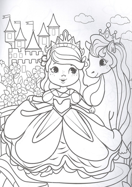 Изображение товара Раскраска Проф-Пресс Разукрашка. Для девочек