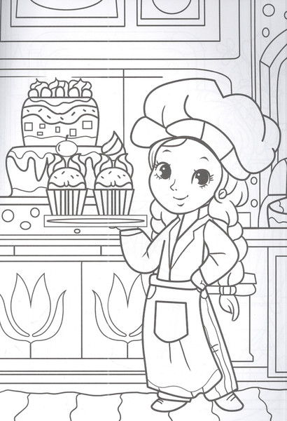 Изображение товара Раскраска Проф-Пресс Разукрашка. Для девочек