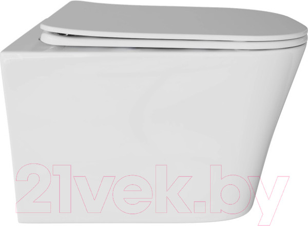 Изображение товара Унитаз подвесной White Wave Promo (белый глянец)