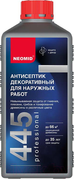 Изображение товара Антисептик для древесины Neomid 445 (1кг, горное озеро)
