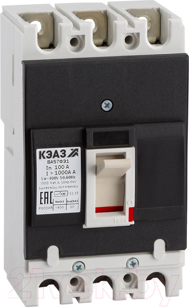 Изображение товара Выключатель автоматический КЭАЗ ВА57Ф31-50А-500-400AC-УХЛ3 / 219306