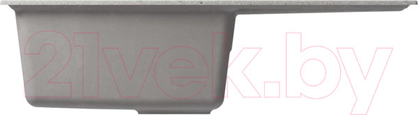 Изображение товара Мойка кухонная Mixline ML-GM31 552191 (серый)