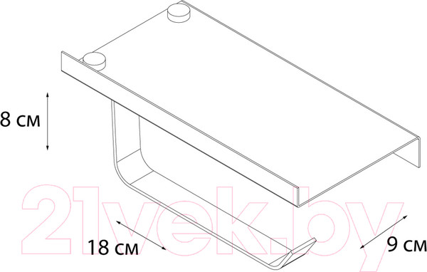 Изображение товара Держатель для туалетной бумаги Fixsen Hotel FX-31011