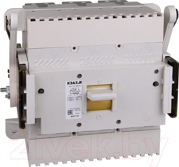 Изображение товара Выключатель автоматический КЭАЗ ВА57-39-341840-500А-5000-690AC-НР230AC/220DC-УХЛ3 / 249263