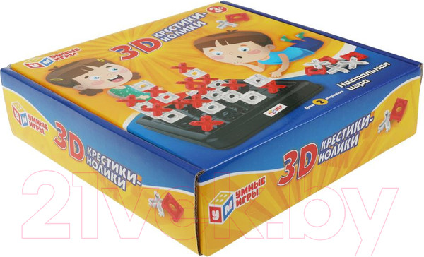 Изображение товара Настольная игра Умные игры 3D Крестики нолики / 1804K012-R