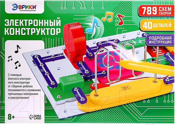 Изображение товара Конструктор электромеханический Эврики W-789 / 2965010