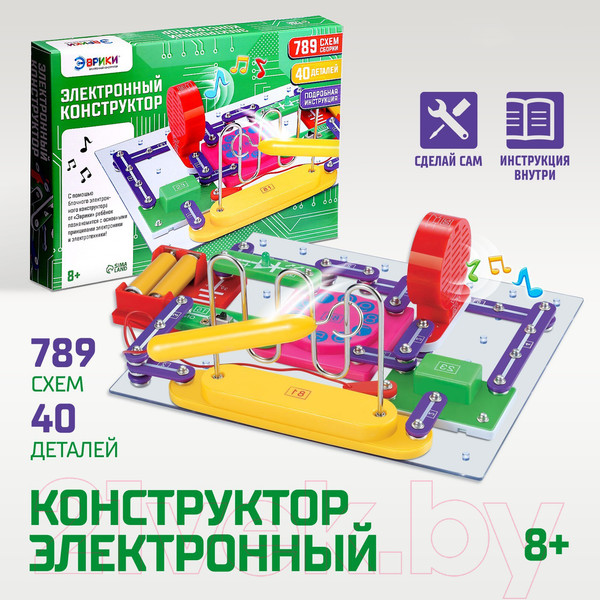 Изображение товара Конструктор электромеханический Эврики W-789 / 2965010