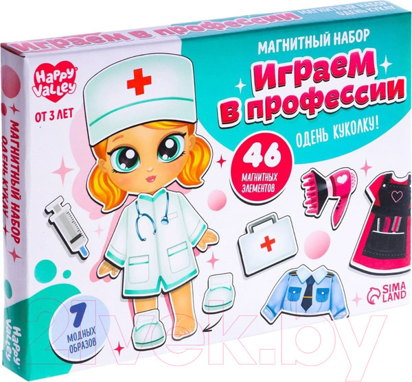 Изображение товара Развивающий игровой набор Happy Valley Играем в профессии / 7025467