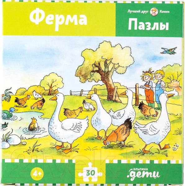 Изображение товара Пазл Альпина Ферма. Конни на ферме / 9785961486278