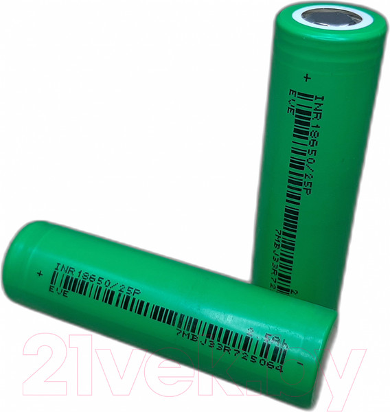 Изображение товара Аккумулятор Eve INR18650/25P 20A