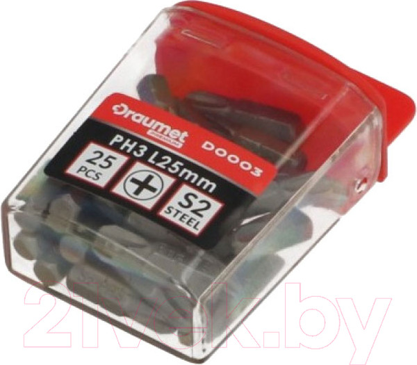 Изображение товара Набор бит Draumet Premium PH3 25мм / D0003 (25шт)