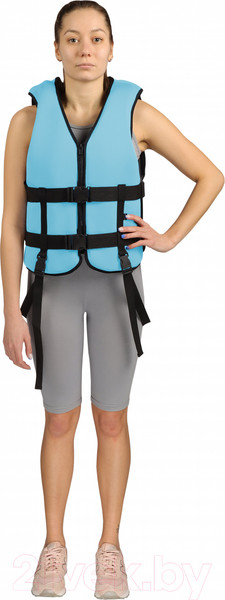 Изображение товара Страховочный жилет Спортивные мастерские Нептун / SM-414 (р-р 52-56, голубой)