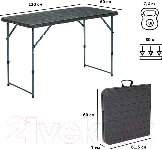 Изображение товара Стол складной Green Glade F2120
