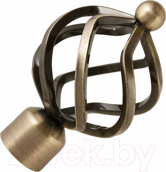 Изображение товара Набор наконечников для карниза АС ФОРОС Булава D25 (2шт, антик)