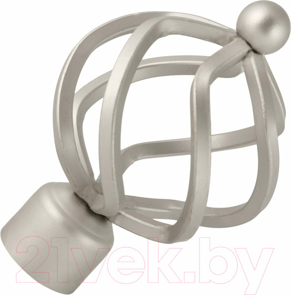 Изображение товара Набор наконечников для карниза АС ФОРОС Булава D25 (2шт, сатин)