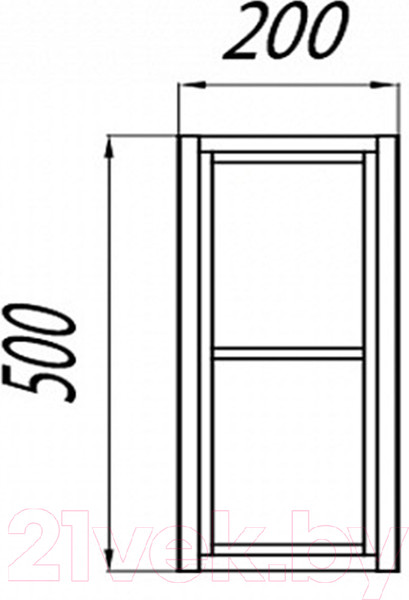 Изображение товара Тумба для ванной Акватон Брук 20 (1A201101BCDL0)