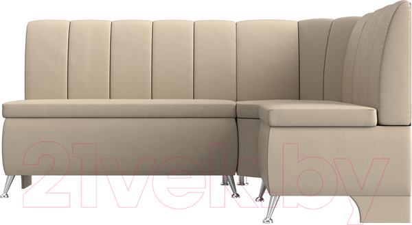 Изображение товара Уголок кухонный мягкий Лига Диванов Кантри 113 правый / 60335 (экокожа, бежевый)