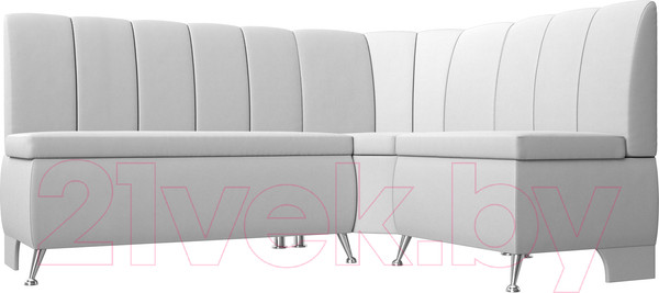 Изображение товара Уголок кухонный мягкий Лига Диванов Кантри 113 правый / 60336 (экокожа, белый)