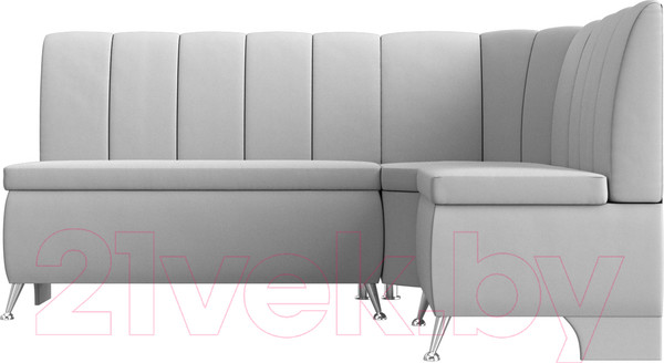 Изображение товара Уголок кухонный мягкий Лига Диванов Кантри 113 правый / 60336 (экокожа, белый)