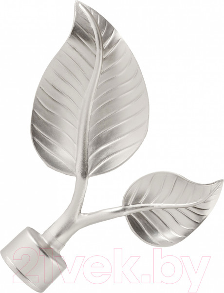 Изображение товара Набор наконечников для карниза АС ФОРОС Лист большой D25 (2шт, сатин)
