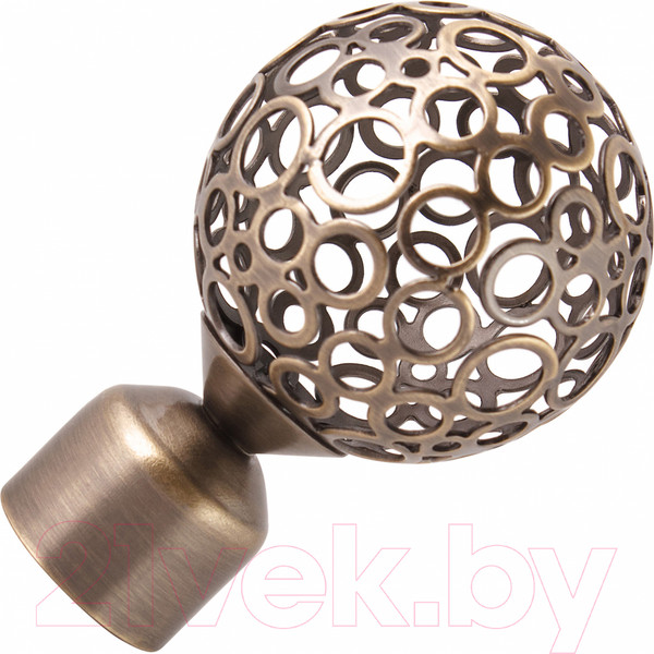 Изображение товара Набор наконечников для карниза АС ФОРОС Метеор D25 (2шт, антик)