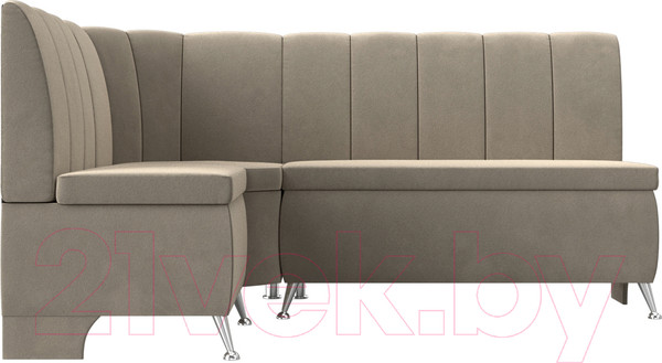 Изображение товара Уголок кухонный мягкий Лига Диванов Кантри 113 левый / 60330 (микровельвет, бежевый)