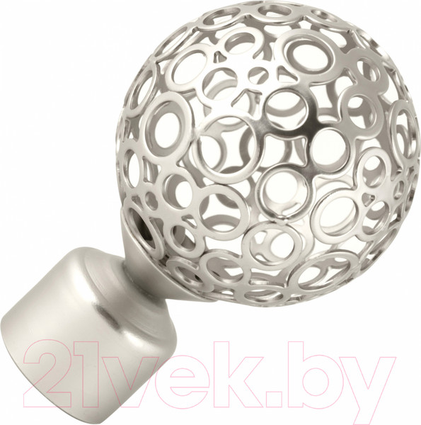 Изображение товара Набор наконечников для карниза АС ФОРОС Метеор D25 (2шт, сатин)