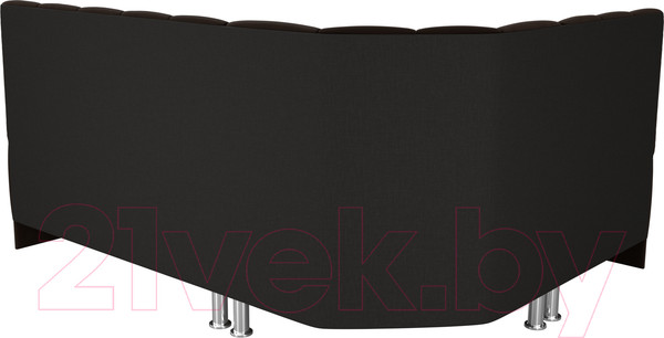 Изображение товара Уголок кухонный мягкий Лига Диванов Кантри 113 левый / 60332 (микровельвет, коричневый)