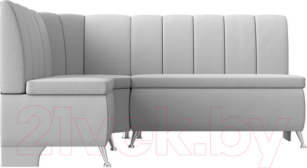 Изображение товара Уголок кухонный мягкий Лига Диванов Кантри 113 левый / 60336 (экокожа, белый)