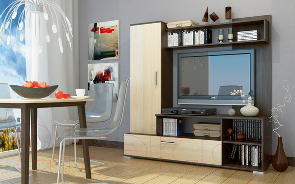 Изображение товара Стенка Горизонт Мебель Лима (венге/дуб)