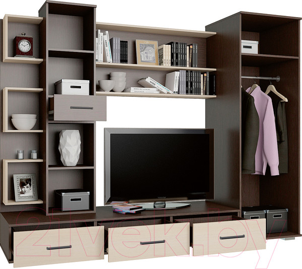 Изображение товара Стенка Горизонт Мебель Верона (венге)