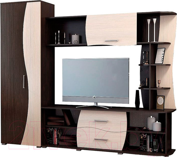 Изображение товара Стенка Горизонт Мебель Капри (венге/дуб)