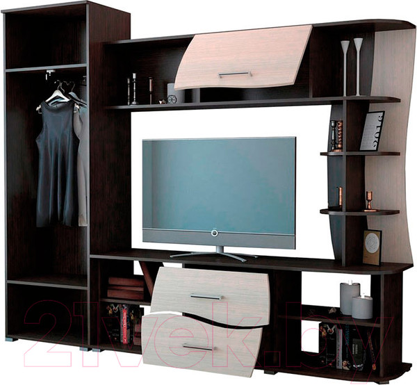 Изображение товара Стенка Горизонт Мебель Капри (венге/дуб)