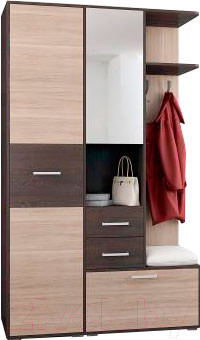 Изображение товара Секция в прихожую Горизонт Мебель Танго-1 (кантер/сонома)