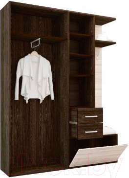 Изображение товара Секция в прихожую Горизонт Мебель Танго-2 (кантер/сонома)