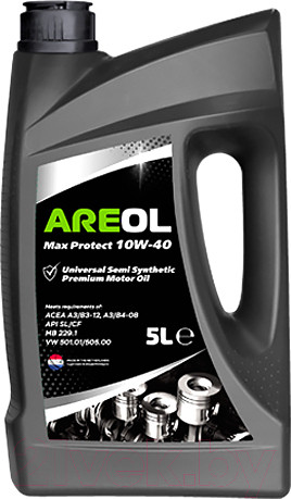 Изображение товара Моторное масло Areol Max Protect 10W40 / 10W40AR001 (5л)
