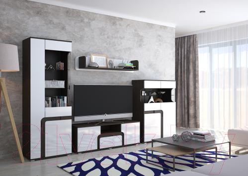 Изображение товара Горка Горизонт Мебель Марсель (венге/белый глянец)