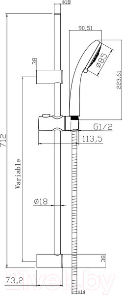 Изображение товара Комплект смесителей Cersanit Nature 64514