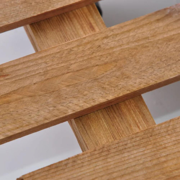 Изображение товара Стойка для цветов Dipriz Квадратная / Д.7475.3 (натуральный коричневый, сосна)