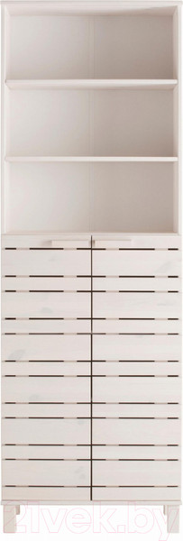 Изображение товара Шкаф для ванной Dipriz Джосси 2-х дверный / Д.7155-13.01 (белый воск)