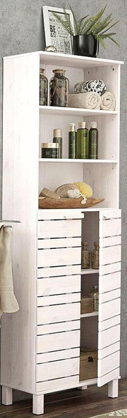 Изображение товара Шкаф для ванной Dipriz Джосси 2-х дверный / Д.7155-13.01 (белый воск)